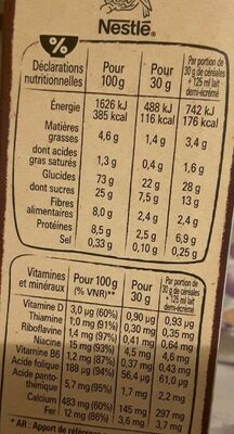 Chocapic - Nutrition facts