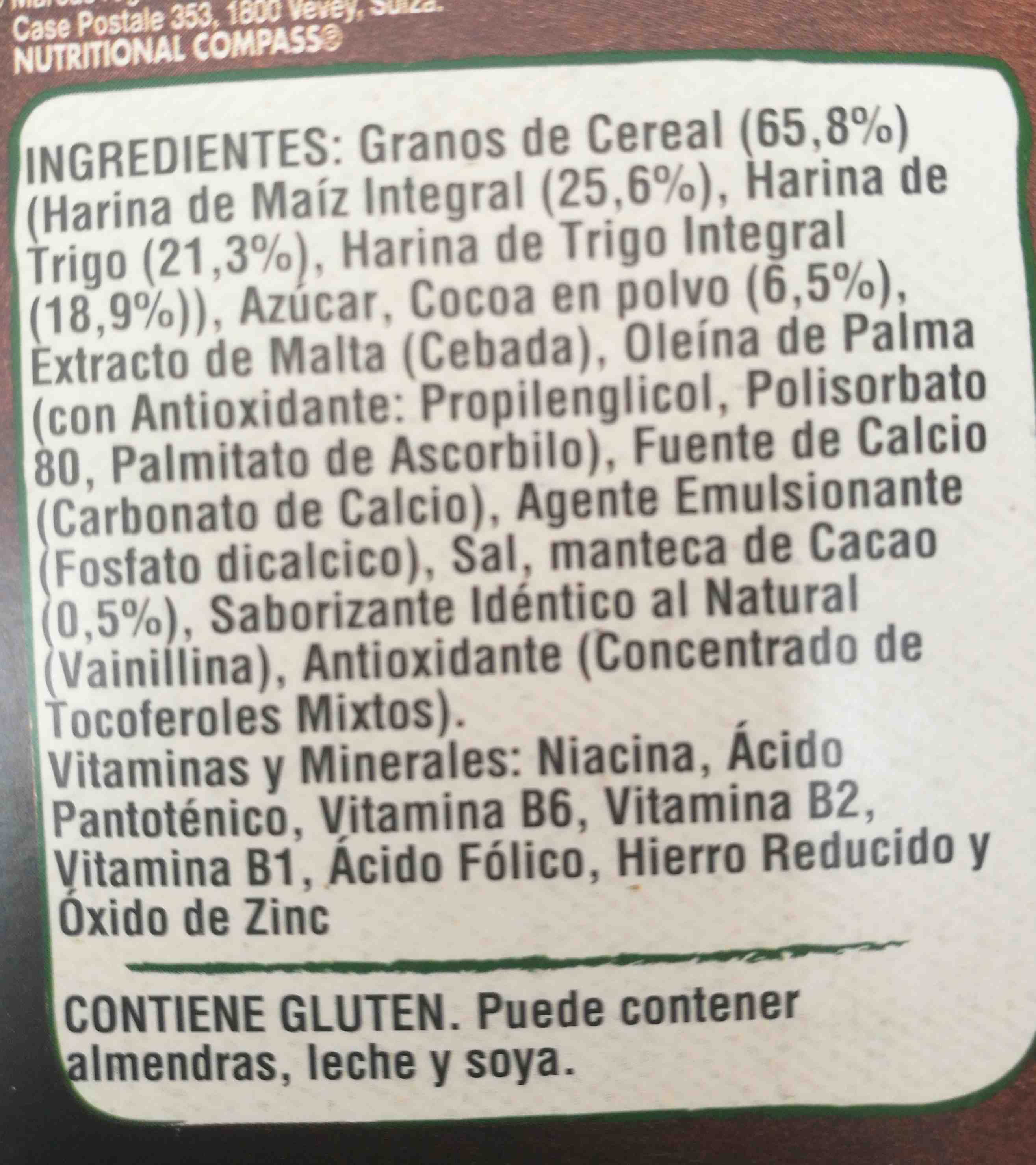 Chocapic - Ingredients