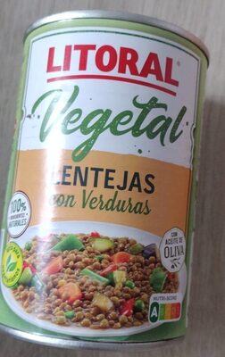 Vegetal lentejas con verduras apto para vegetarianos - Product - es