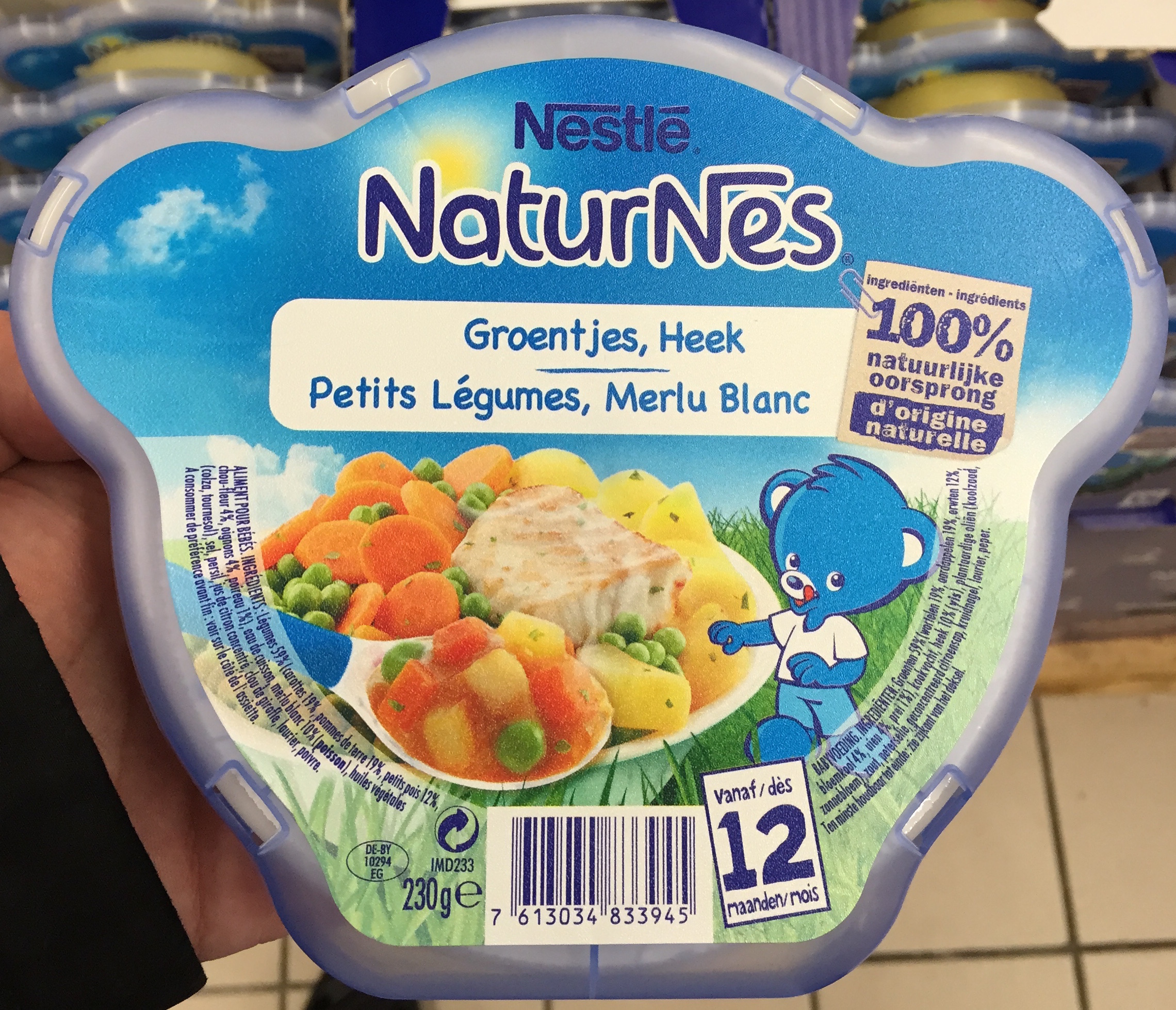 NaturNes Petits Légumes, Merlu Blanc - Produit
