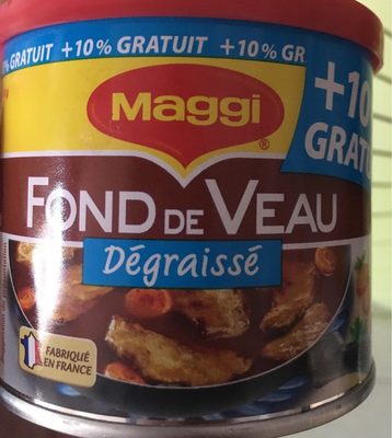 MAGGI Fond de Veau Dégraissé boîte - Nutrition facts - fr