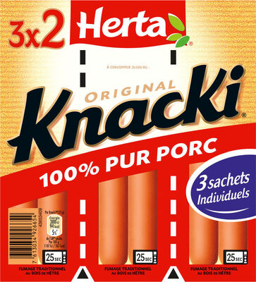 KNACKI Original saucisses pur porc - Produit