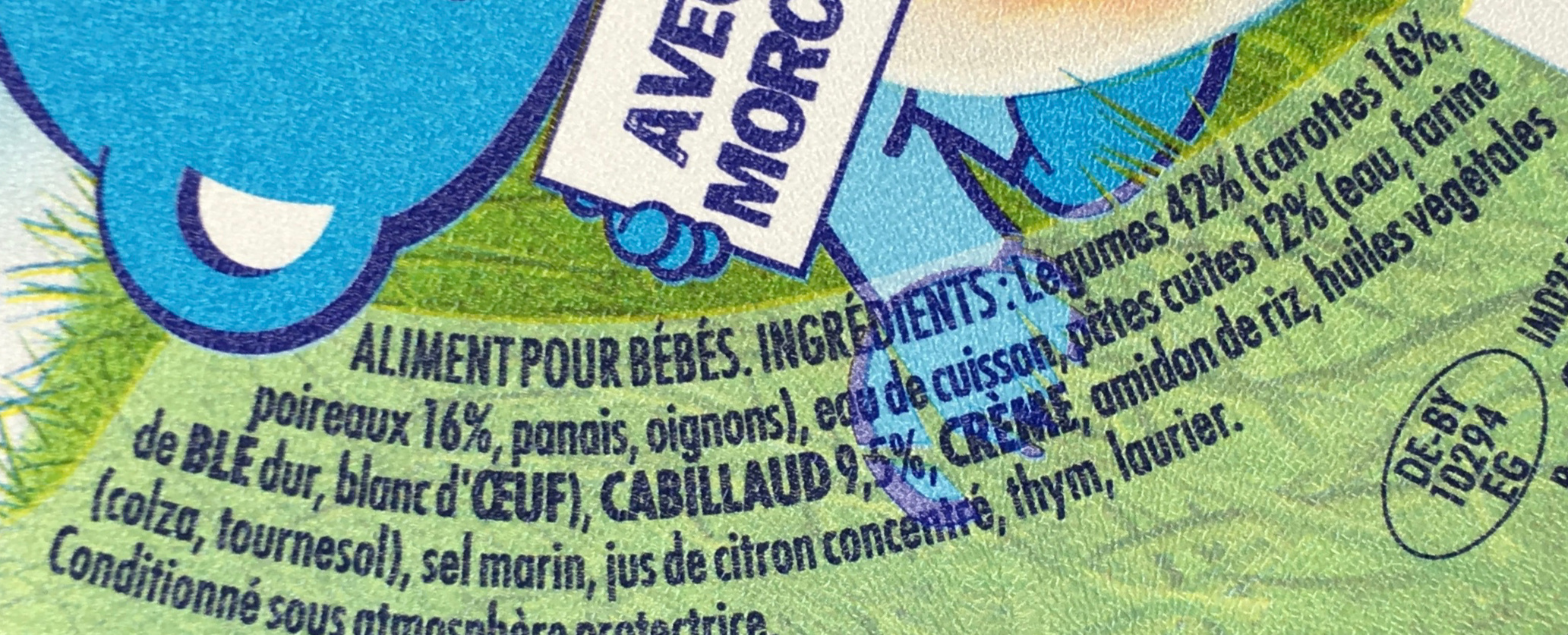 NaturNes - Aliment pour bébés - Ingredients - fr