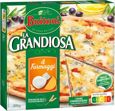 LA GRANDIOSA pizza surgelée 4 Formaggi - Producto - fr