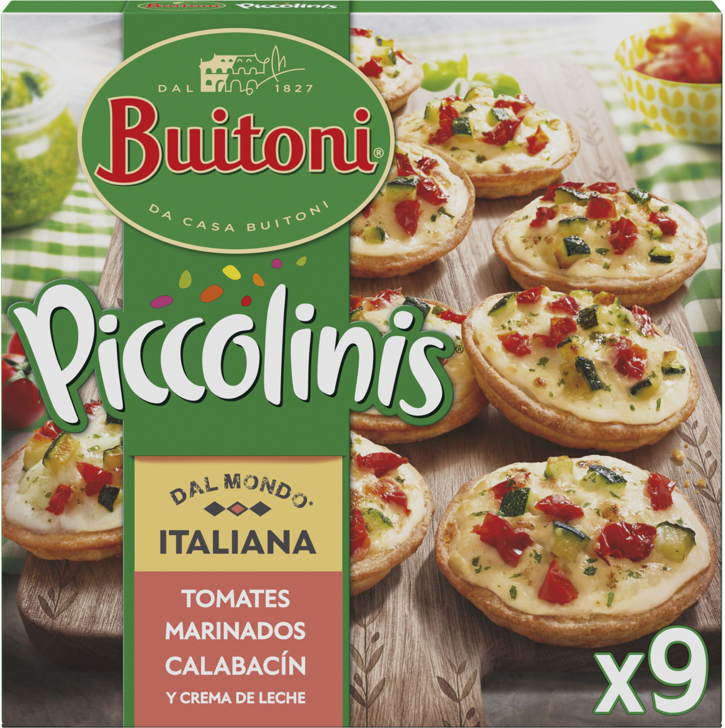 BUITONI PICCOLINIS mini-pizzas surgelées Italiana 9x30g (270g) - Produit