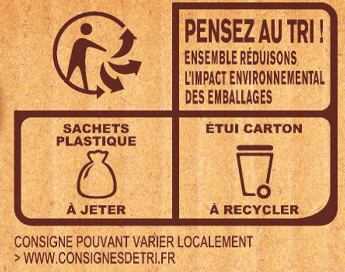 MOUSLINE Purée Crème Muscade (3x65g) - Recyclinginstructies en / of verpakkingsinformatie - fr