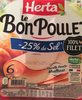 Le Bon Poulet -25% de Sel - نتاج