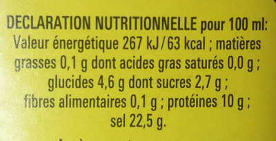 MAGGI Hot et Spicy 125g - Tableau nutritionnel