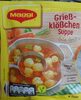 Suppe - Griesklöschensuppe - Producte