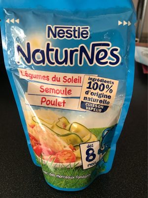 NATURNES Légumes du Soleil Semoule Poulet - 190g - dès 8 mois - Product - fr