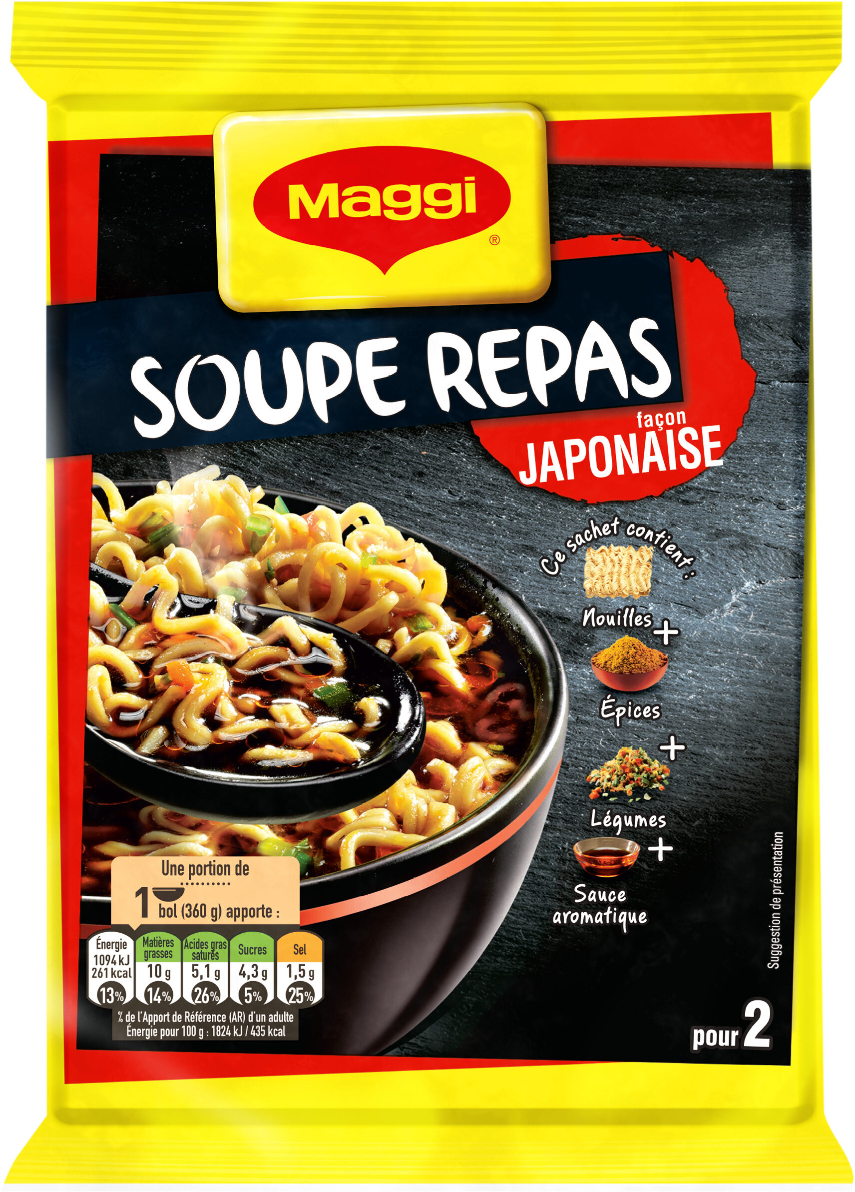 MAGGI Soupe Repas façon Japonaise 120g - Product - fr