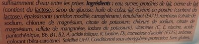 Clinutren dessert - Ingredientes - fr