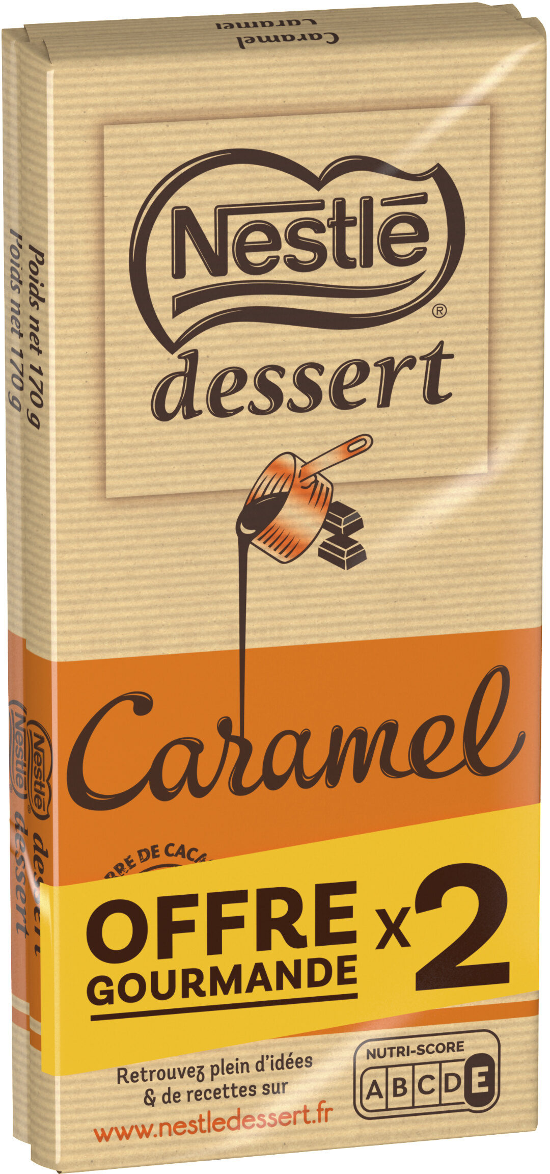 NESTLE DESSERT Caramel 2x 170 g - Product - fr