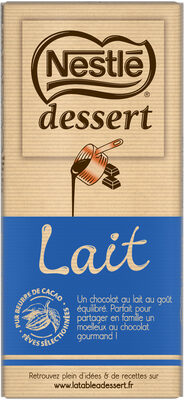 NESTLE DESSERT Chocolat au Lait - Producto - en