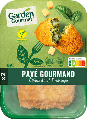 GARDEN GOURMET Pavé Gourmand Epinards et Fromage 180g - Produit