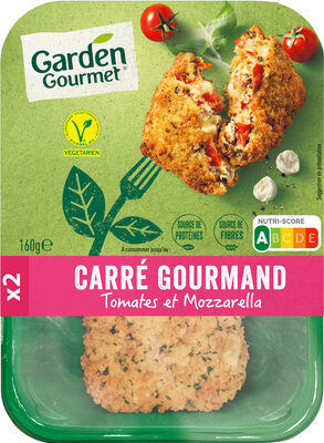GARDEN GOURMET Carré gourmand Tomates et mozzarella 160g - Producto - fr