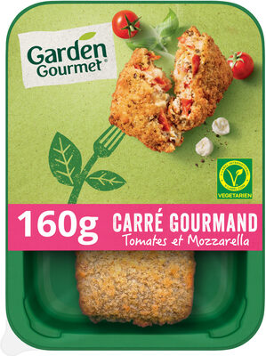GARDEN GOURMET Carré gourmand Tomates et mozzarella 160g - Produit