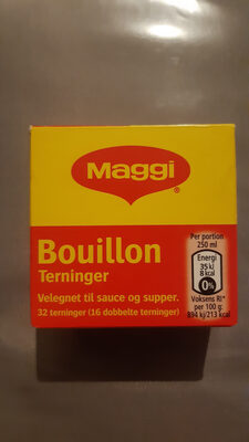Maggi, Boullion terninger - Produkt