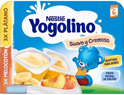 Yogolino melocotón y plátano - Producto - fr