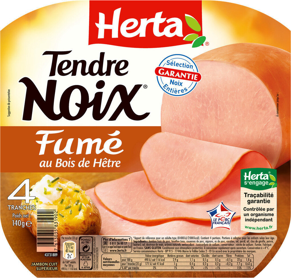 TENDRE NOIX jambon fumé - 产品 - fr
