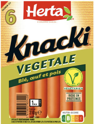 Knacki Végétale - Produit
