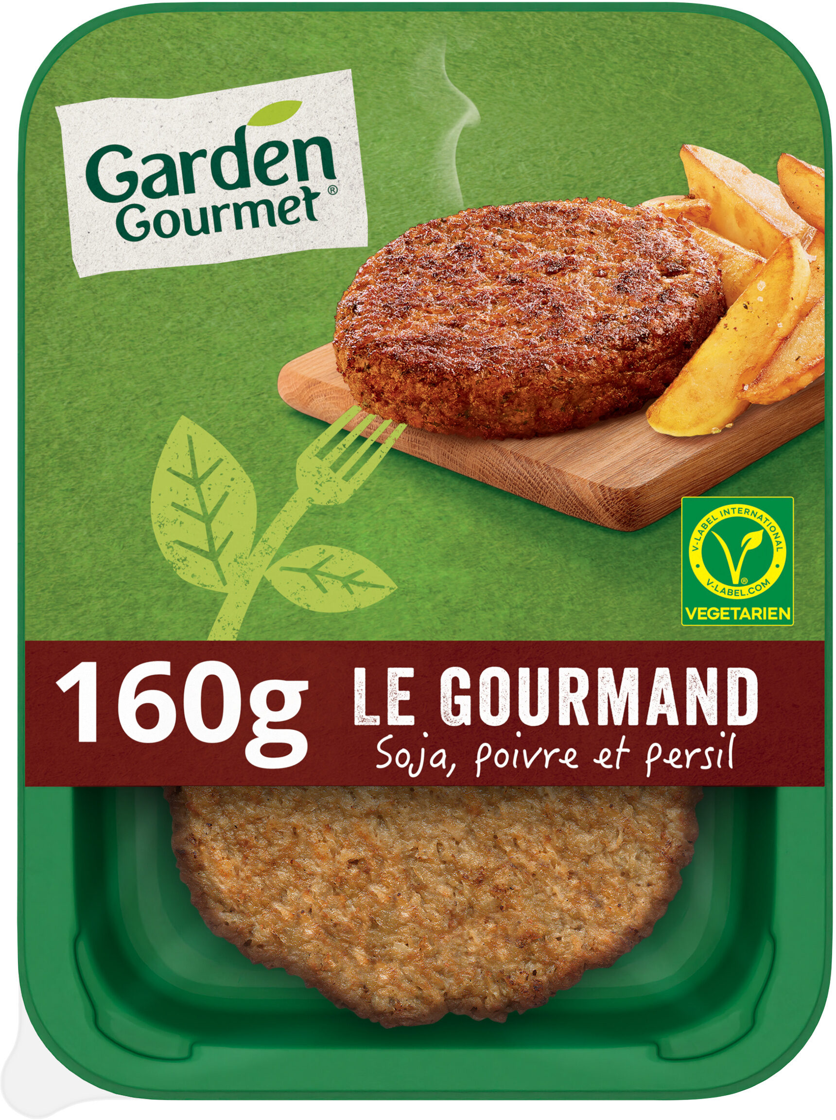 GARDEN GOURMET Le Gourmand Soja, Poivre et Persil 160g - Produit