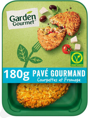 GARDEN GOURMET Pavé Gourmand courgettes et fromage x2 - Produit