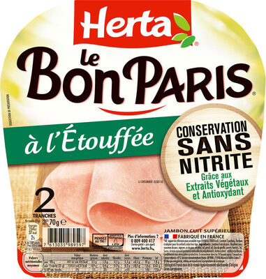 LE BON PARIS à l'étouffée sans nitrite - Produit