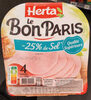Le bon Paris -25% de sel - نتاج