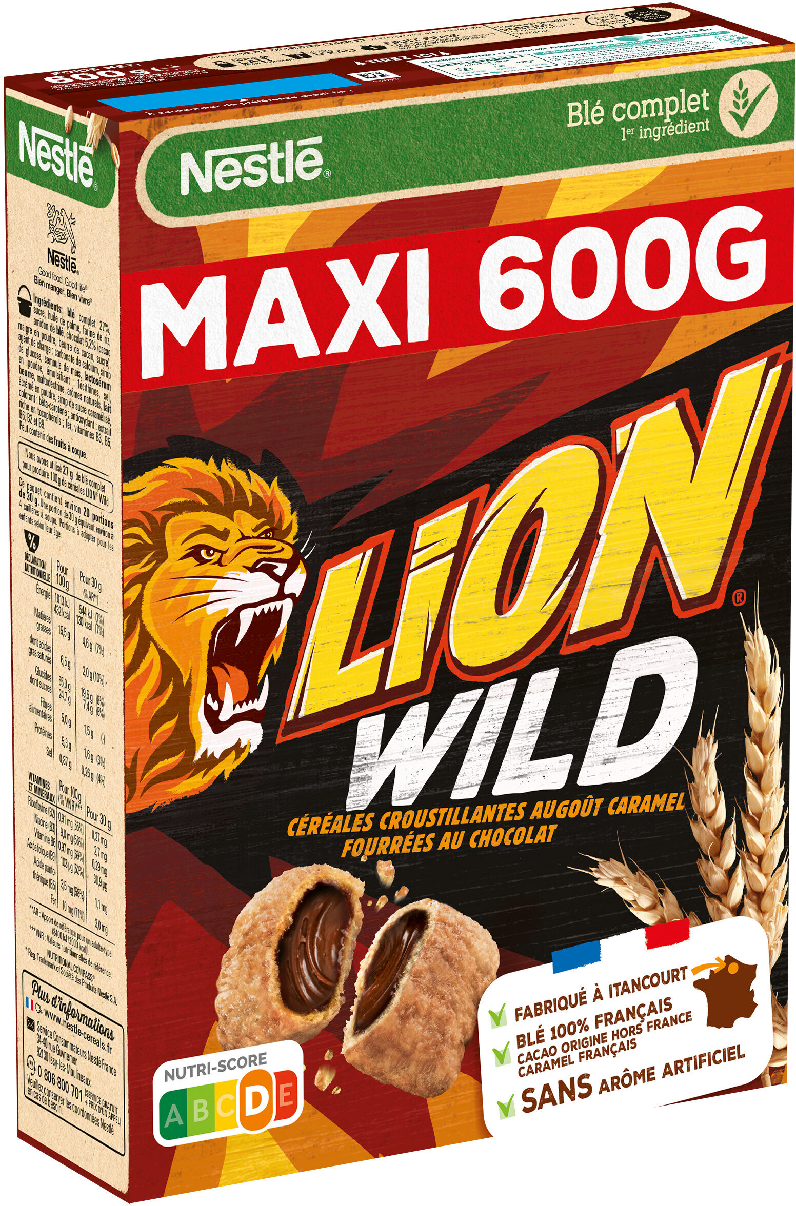 NESTLE LION WILD Céréales 600g - Product - fr