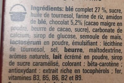 NESTLE LION WILD Céréales 600g - Ingredients - fr