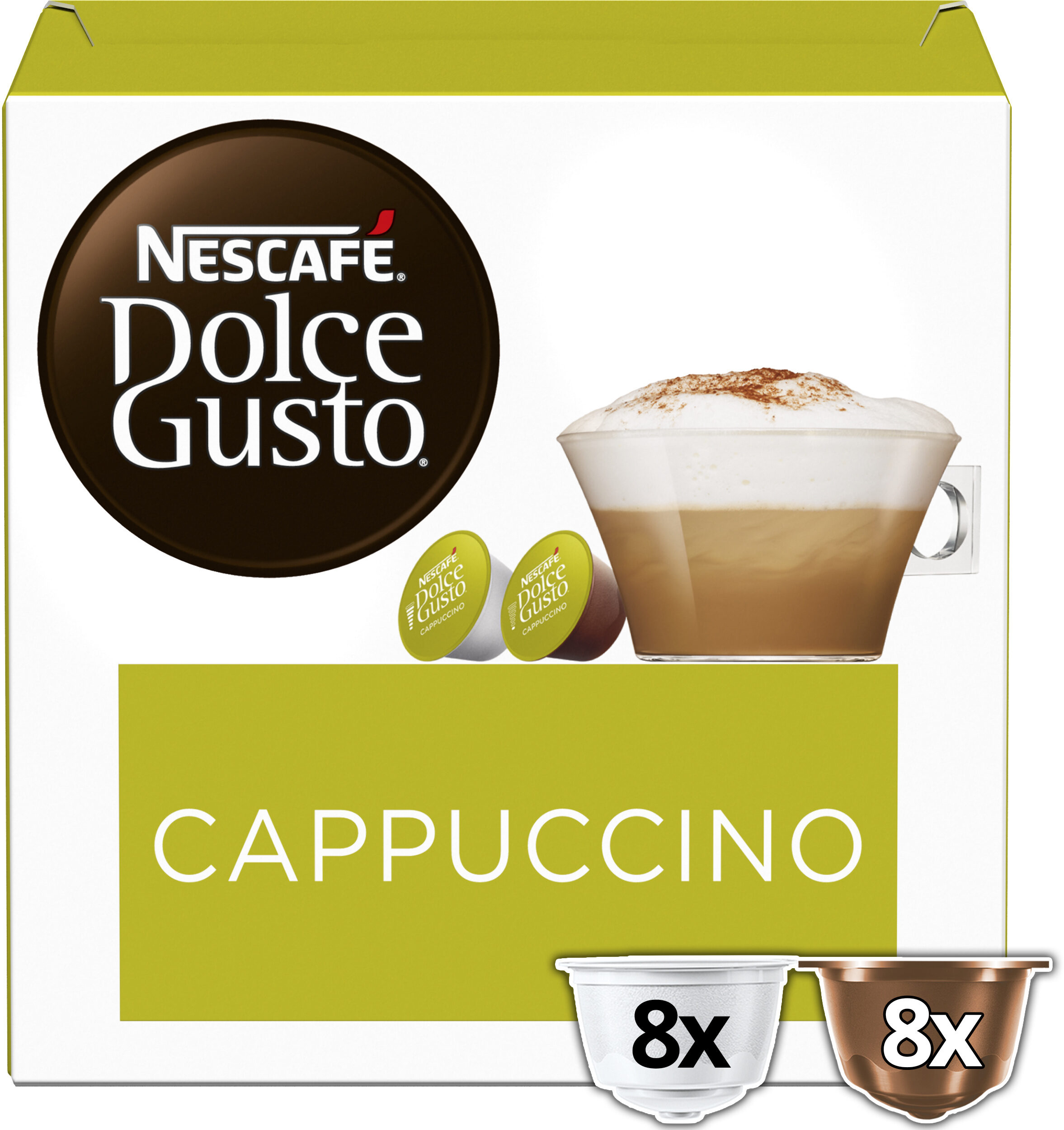 Capsules NESCAFE Dolce Gusto Cappuccino Extra Crema 16 Capsules - Produit