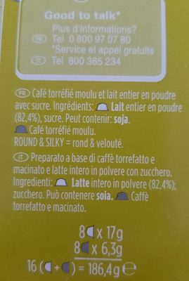Café cappuccino premium arábica y robusta de - Ingrédients