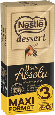 NESTLE DESSERT Noir Absolu 3x170g - Produit