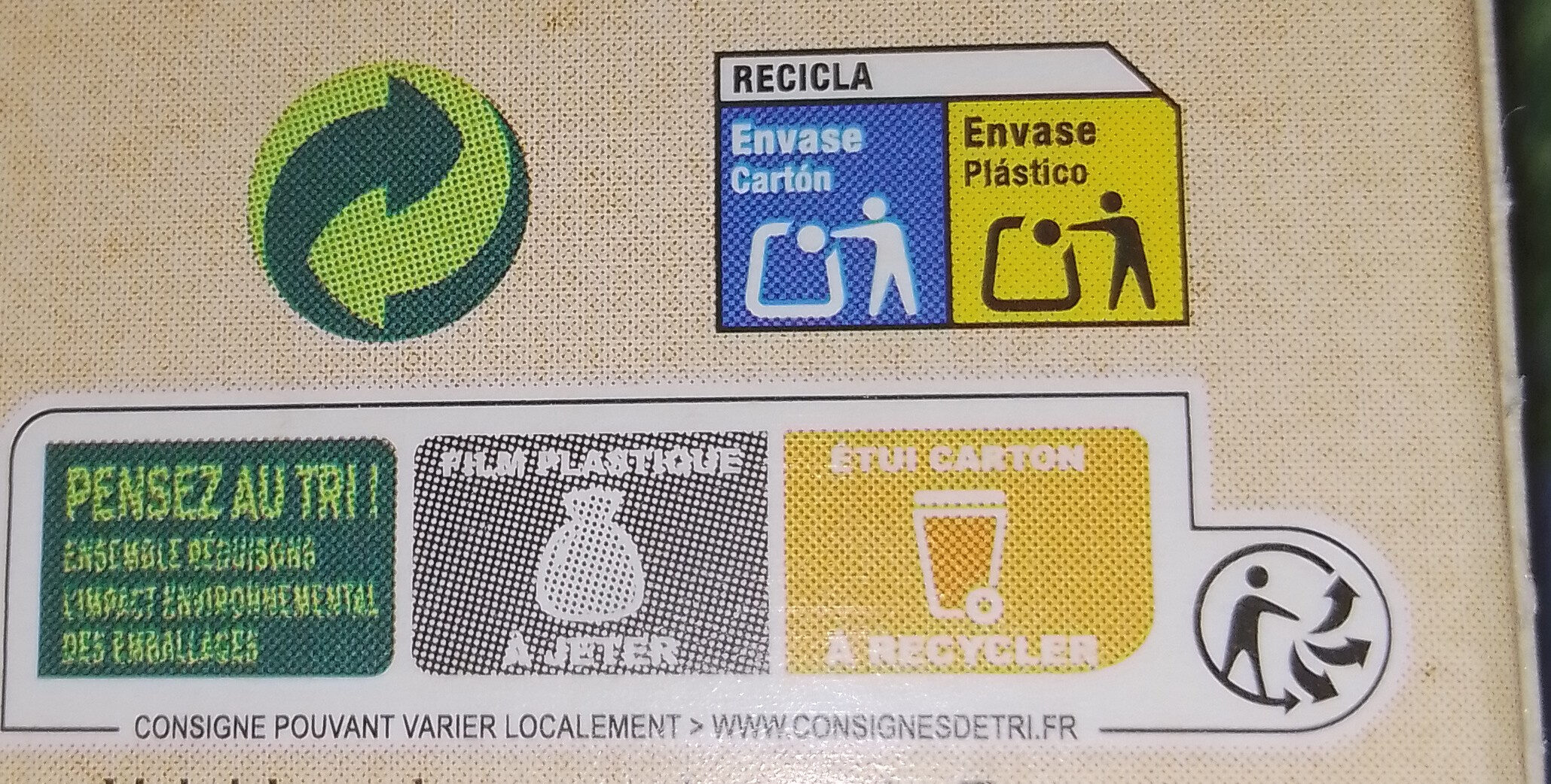 céréales Chocapic - Instruccions de reciclatge i/o informació d’embalatge - fr