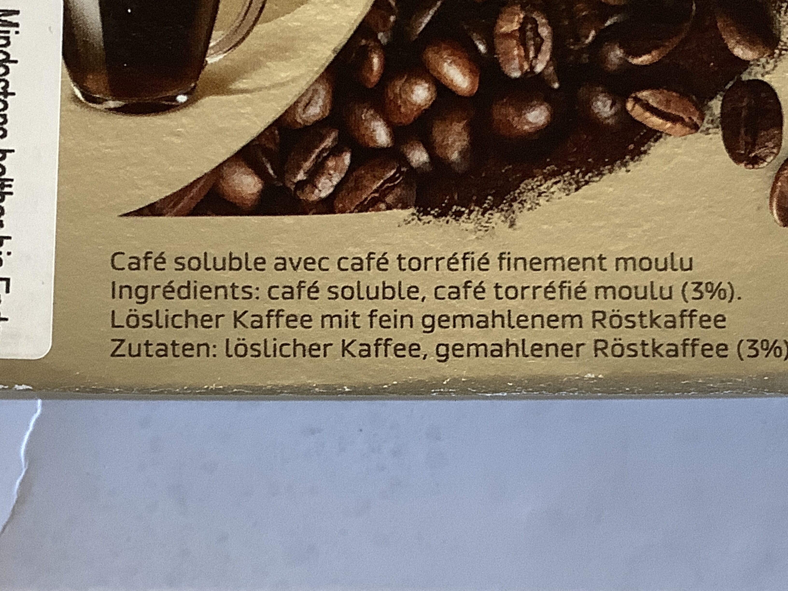 Kaffe Gold de Luxe - Ingredienti - de
