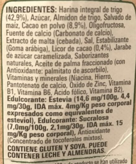 Chocapic - Ingredients - es