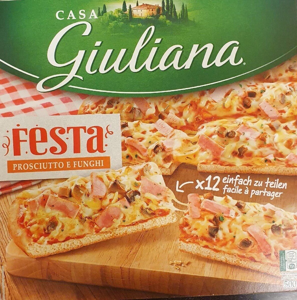 Pizza Giuliana Festa Prosciutto e funghi - Product - fr