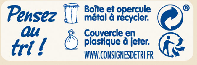 NESTLE NIDAL 1 Bébés Gourmands Lait inf 1er âge 800g dès la Naissance - Recyclinginstructies en / of verpakkingsinformatie - fr
