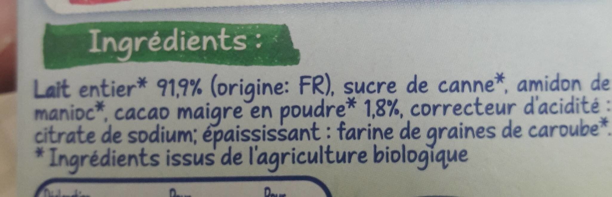 Nestle petit gourmand - Ingredients - fr