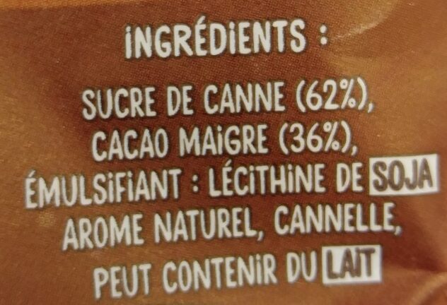 NESQUIK ALL NATURAL 168g - Ingredienser - fr