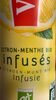 Citron menthe bio infusés - Produit
