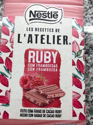 Chocolate ruby con frambuesas - Produit