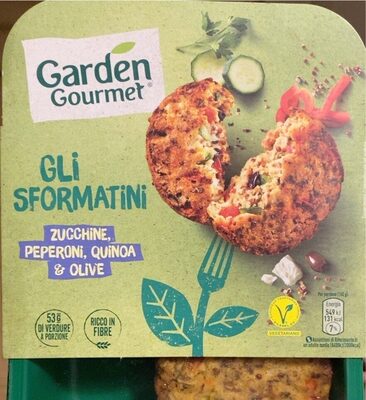 Sformatini zucchine, peperoni, quinoa & olive - Produit