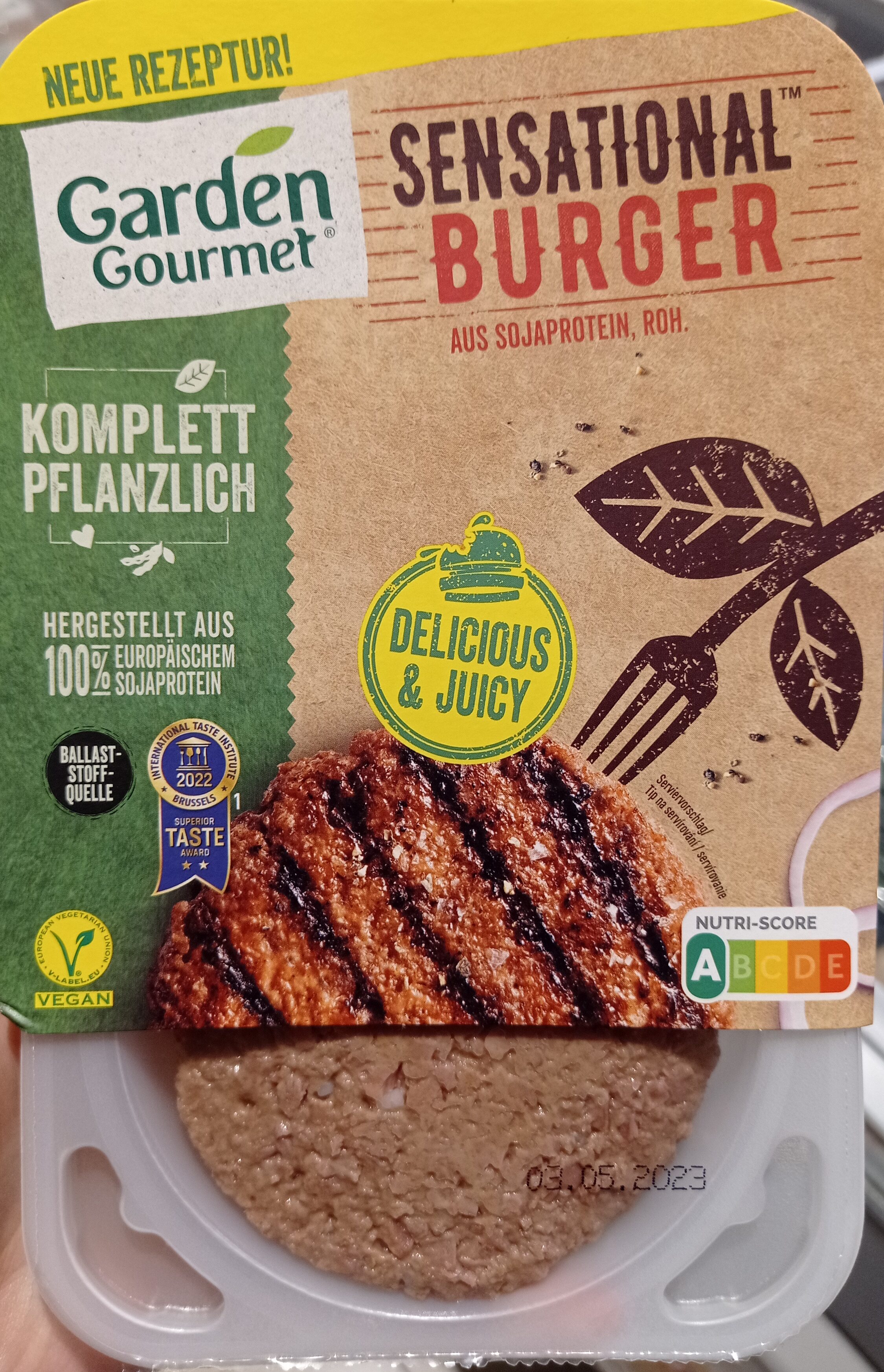 Burger (vegan) - Garden Gourmet - Produkt