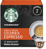 STARBUCKS by NESCAFE DOLCE GUSTO Espresso Colombia 66g - Производ