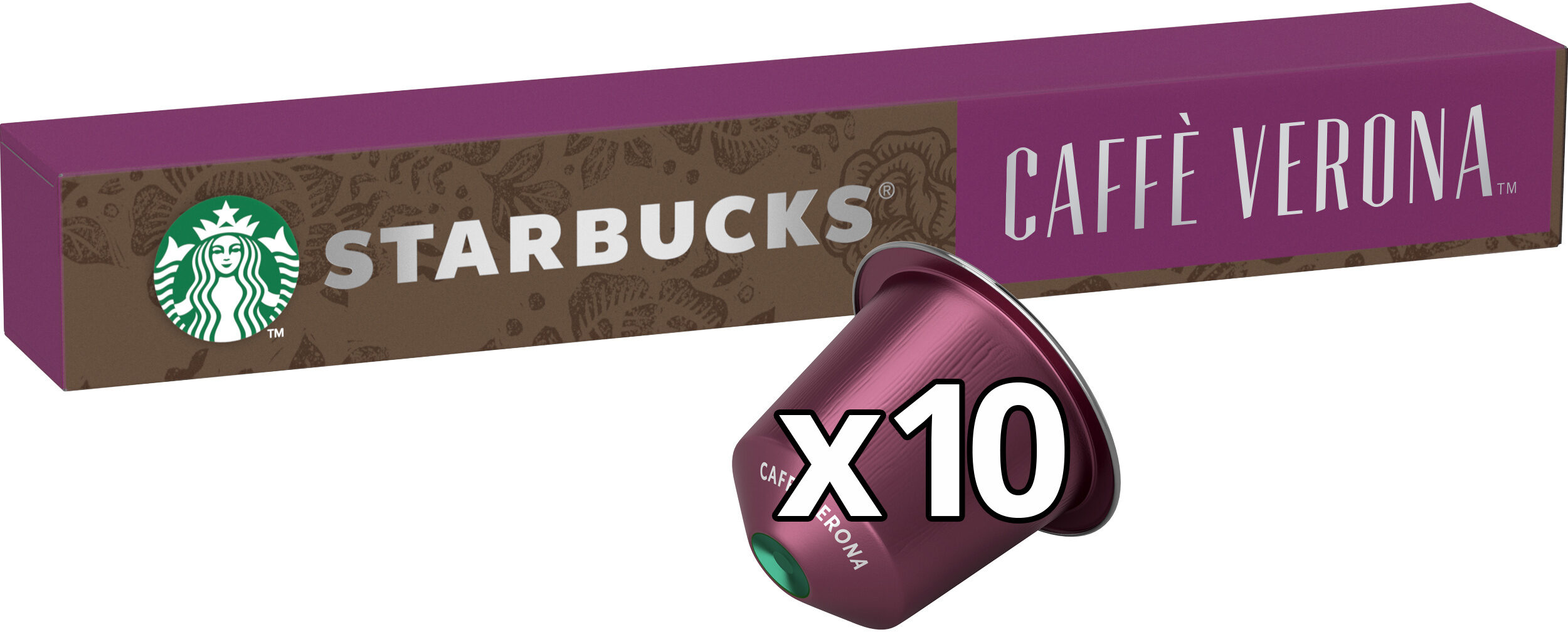 STARBUCKS By Nespresso Caffè Verona 10 capsules - Produit