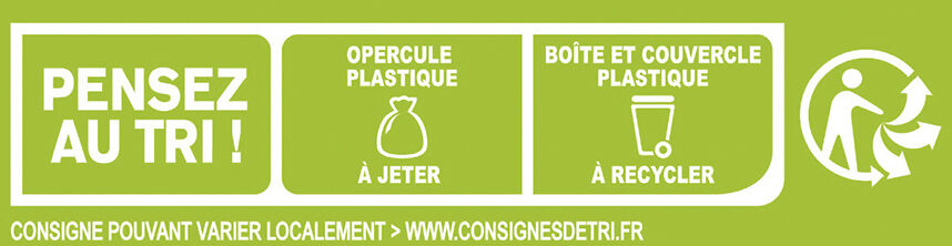 NESQUIK Poudre cacaotée boîte 1Kg + 20% offert - Recyclinginstructies en / of verpakkingsinformatie - fr