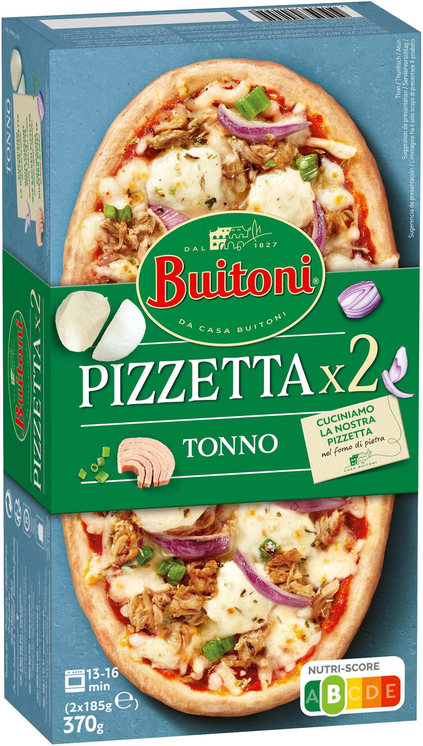 BUITONI PIZZETTA pizza surgelée Tonno 2X185g - Produit