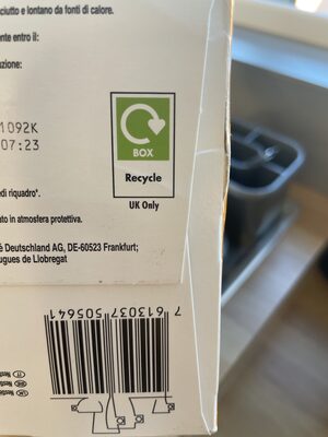 latte macciato - Recycling instructions and/or packaging information